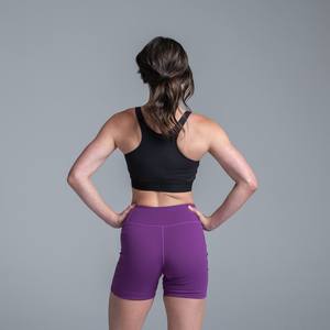 Short de cyclisme pour femme confortable séchage rapide extensible Gym Yoga course Performance Shorts Pilates Logo personnalisé OEM ODM - Product Image 4