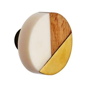 Pomo de Puerta Redondo de Piedra de Mármol Pulido, Color, Forma y Tamaño Personalizados, Hecho en India - Product Image 4