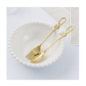 Juego de cubiertos de grado alimenticio para uso en fiestas de Hotel para el hogar, vajilla, cubiertos, juego de cucharas para servir de 2 piezas, hecho en La India - Product Image 4