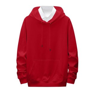 Sudaderas con capucha de algodón para hombre, sudaderas con capucha informales con cordón sólido clásico, suéter cómodo de moda 2025 con bolsillo - Product Image 1