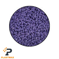 Granulés de polypropylène PP pour moulage par injection, couleur violette, 25 kg, sacs simples, Wiwat Plastic, certifié TDS, Thaïlande