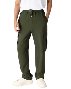 กางเกงคาร์โก้ของผู้ชายกางเกงสไตล์สตรีทแวร์มีกระเป๋าหลายกระเป๋าระบายอากาศผ้าฝ้าย100% ดีไซน์ล่าสุด - Product Image 1