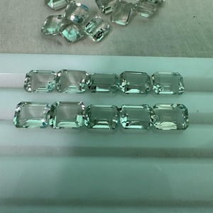 Piedra Preciosa Suelta de Amatista Verde 100% Natural, Piedra de Nacimiento de Febrero, Corte Octogonal Facetado, para Joyería, Regalos Únicos - Product Image 4