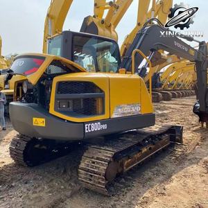 Excavatrice Volvo EC80 d'occasion, marque suédoise d'origine, 80 tonnes, petite excavatrice sur chenilles moyenne - Product Image 5