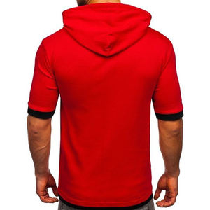 Camisetas lavadas en blanco con diseño de logotipo personalizado para hombre, camisetas de hombro caído de gran tamaño de alta calidad, sudaderas con capucha para hombre, algodón 100% - Product Image 3
