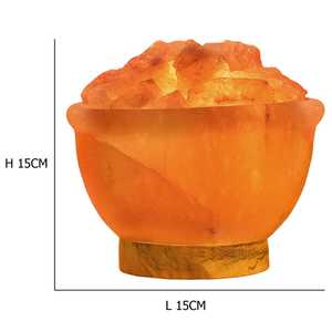 100% pur sel de l'Himalaya lampe changement de couleur LED excellente qualité USB décoratif feu bol Animal sculpté Style produit en gros - Product Image 3