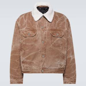 Vestes pour hommes, veste matelassée, col mandarin, fermeture éclair, manches régulières, tissu polyester/coton, finition lavée, prête pour l'été - Product Image 5