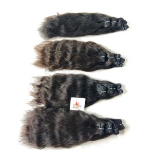 Fabrique indienne 100% pas cher naturel vierge faisceau tissage à vagues profondes traitement aucun cuticule aligné extensions de cheveux humains - Product Image 3