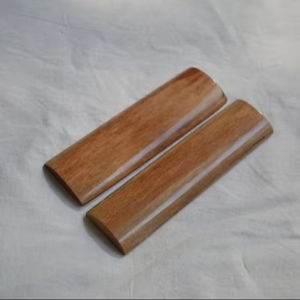 Handmade Camel <b>Bone</b> <b>Knife</b> <b>Handle</b> with Polished Amber Scales Eco-Friendly Love Style - Product Image 1