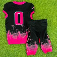 Equipo personalizado al por mayor Vintage Club poliéster juvenil Kit de malla sublimada adulto Tackle Twill fútbol americano Jersey uniforme conjunto