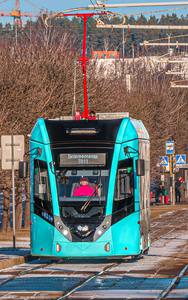 Modèle de tramway moderne haute capacité série T811 avec système de contrôle à transistors et conception confortable pour les passagers - Product Image 4