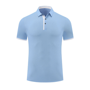 Wholesale 2025 Men's Dry-Fitness Casual Short Sleeve for Polo <b>Shirt</b> 100% Cotton with Solid Pattern Lapel Golf for Polo <b>T</b>-<b>shirt</b> - Product Image 4