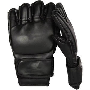 Guantes MMA de medio dedo para hombre personalizados de alta calidad Diseño de cuero fácil de usar a precio mayorista - Product Image 3