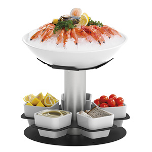 Fully Rotating 1 Fully Seafood Display Stand <b>Plastic</b> Material for Display <b>Shelves</b> - Product Image 1