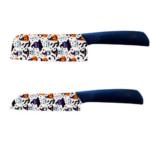 Livraison gratuite, lame en céramique, manche en plastique, imprimé floral, compatible lave-vaisselle, pour usage domestique, vente en gros, usine, vente chaude - Product Image 1