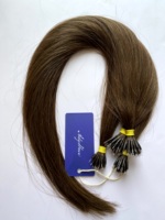 Vente en gros de luxe double tirage Nano Ring Extensions de cheveux 100% cheveux humains vierges cuticules alignées Nano Ring Extensions Genius Weft