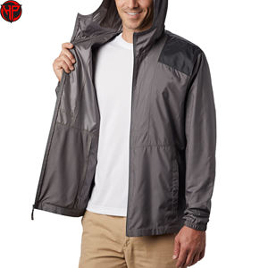 El mejor diseño de ropa de calle, chaqueta cortavientos para hombre de alta calidad, chaqueta de nailon personalizada con estilo transpirable de manga larga para hombre - Product Image 3