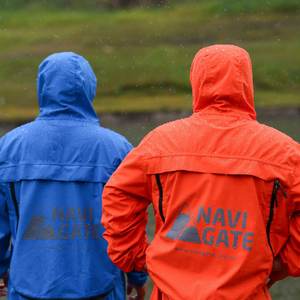 Single PE <b>Raincoat</b> with <b>Hood</b> Windproof Disposable Outdoor Gear for Boys Girls Size XL-Free Custom Logo for Fishing Riding - Product Image 2