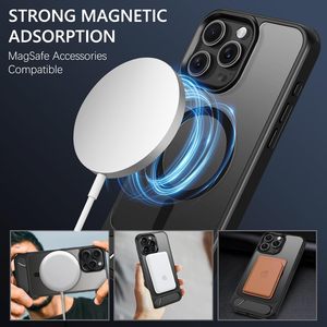 Custodia sottile antiurto con finitura opaca magnetica con cavalletto invisibile, per Iphone 16 Pro Max - Product Image 3