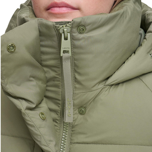 Chaqueta Acolchada de Alta Calidad, con Capucha, Exterior de Cuero Genuino, Impermeable, Transpirable, Cuello Alto, para Invierno, Venta al Por Mayor - Product Image 4