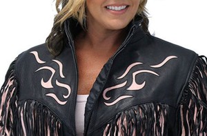 Article frais Conception de la demande du client Veste en cuir à fermeture éclair Produits à forte demande Veste en cuir véritable vintage pour femme - Product Image 5