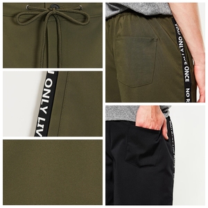 Shorts de sport pour homme, séchage rapide, design athlétique, taille élastique, respirant, anti-plis, caractéristiques de fitness, poche latérale, mi-longueur - Product Image 6