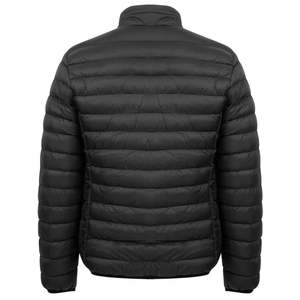 Veste matelassée imperméable pour hommes, nouveau design, isolée avec de la fourrure de mouton, fermeture à glissière personnalisée, vêtements d'extérieur chauds pour l'hiver - Product Image 2