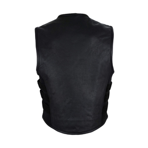 Ropa Exterior de Verano para Hombre, Casual, Transpirable, a la Moda, Nueva Llegada, de Cuero Genuino y Lona, Estilo Urbano - Product Image 5