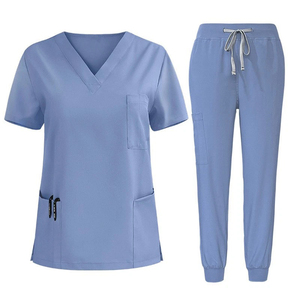 Conjuntos de Uniformes Médicos Cómodos de Spandex y Poliéster, Uniformes de Hospital, Conjuntos de Uniformes Médicos al por Mayor para Hombres y Mujeres - Product Image 4