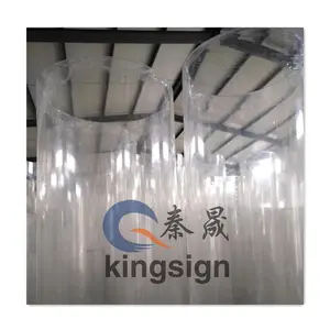 Kingsign 18 "20" 22 "24" के लिए रंग और पारदर्शी एक्रिलिक ट्यूब ड्रम खोल