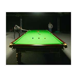 Table de billard snooker 8 pieds de qualité supérieure, cadre stable de qualité tournoi, table de billard 8 boules, bois massif, tissu en velours, élégante - Product Image 2