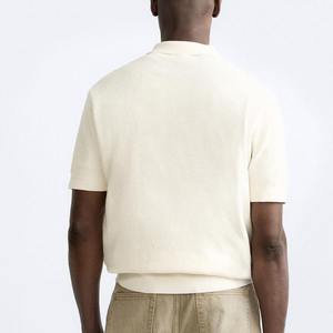 เสื้อเชิ้ตผู้ชายไซส์ใหญ่ ทรงคลาสสิก ผ้าฝ้าย 100% ไม่หด น้ำหนัก 220 กรัม สไตล์ไฮสตรีท ผ้าถักเนื้อแน่น แขนสั้น แบบเรียบ รับสั่งทำชุดยูนิฟอร์ม - Product Image 5