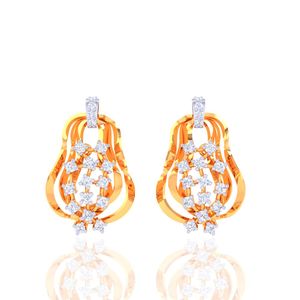 Ishi Diamonds Superlative 18K Gold Pendientes de diamantes cultivados en laboratorio de 0,28 quilates - Product Image 2