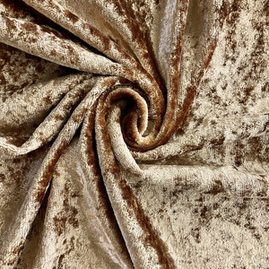 Tissu en velours - Panne froissée de luxe pour la tapisserie et les vêtements |   Finitions multicolores - Product Image 3