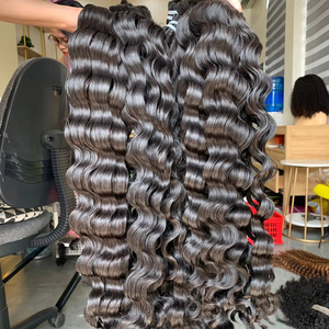 Perruques ondulées inspirées de l'océan, sans emmêlement, sans perte de cheveux Remy vietnamiens de qualité - Product Image 1