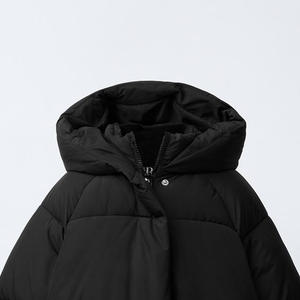 แจ็กเก็ตขนเป็ดมีฮู้ดคอปกสูงและแขนยาวซิปปิดมีกระเป๋าด้านข้าง/2026วัสดุที่สามารถปรับได้และระบายอากาศได้ - Product Image 2