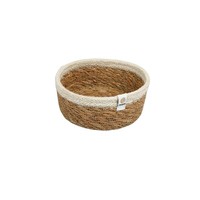 Panier de rangement pliable en jute tressé de haute qualité, écologique, marque MTI, modèle B-02, taille personnalisable, design flexible, best-seller