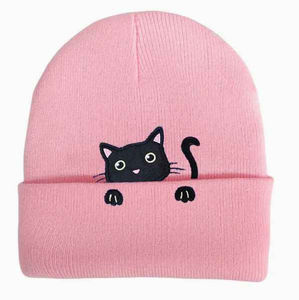 Nouveau design Bonnet d'hiver en tricot, taille plus, respirant, tendance, matière douce, séchage rapide, anti-rétrécissement, bonnets pour hommes - Product Image 6