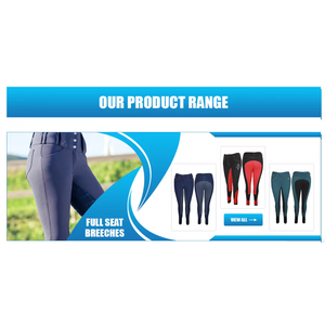 Jodhpurs en nylon de qualité supérieure collants d'équitation taille haute en silicone patch au genou saison d'hiver culottes pour les amoureux des chevaux - Product Image 3