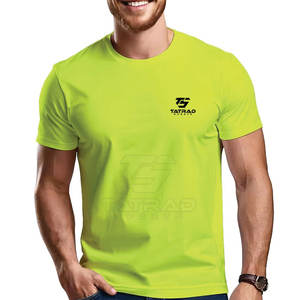 T-shirt musculaire pour homme de qualité supérieure, 100% coton, coupe classique, logo personnalisé, léger, respirant, vêtements de sport - Product Image 2