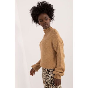 Badu modello 199611 maglione a collo alto per donna fatto a mano in maglia di formato XS alta qualità traspirante caldo per autunno inverno anteriore - Product Image 4