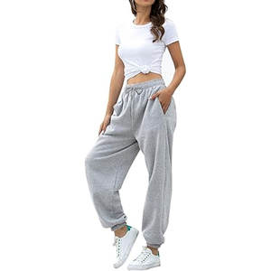 Pantalones Deportivos para Mujer con Bolsillos, Cómodos, Casuales, Holgados, Pantalones de Estar por Casa, Estilo Urbano, Talla Grande - Product Image 4