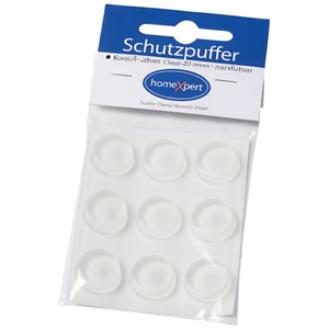 Koni Self-Adhesive Clear 20 mm Transparent Plastic Draft <b>Stopper</b> Protective Buffer Door - Product Image 2