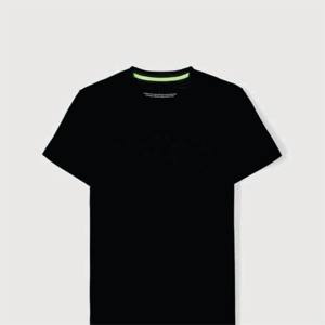 Custom Double <b>Layered</b> Mock Neck T Shirt Graphic Tee 100% Cotton Fit Size Tshirts Graphic T Shirts for Men - Product Image 2