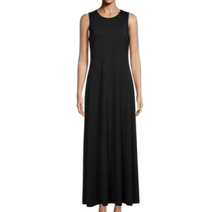 Robes décontractées sans manches en polyester et coton mélangé, coupe trapèze ample, pour le printemps, l'été, le quotidien, les fêtes, la plage, le bureau - Product Image 1