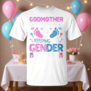 Camiseta Linda para Madrina, Guardián del Secreto del Sexo del Bebé - Camiseta Promocional de Regalo - Product Image 3