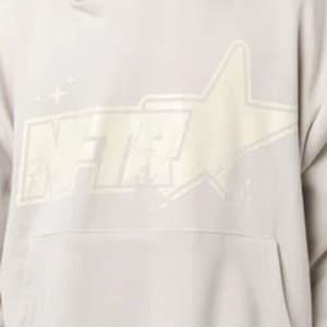 Sudadera con Capucha Extra Grande para Hombre, 380GSM, Algodón Orgánico Grueso, Estilo Urbano, con Estampado Retro de Estrellas - Product Image 6