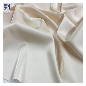 <span class=keywords><strong>Tissu</strong></span> satiné tissé uni abricot YX1060 150cm 105gsm, haute élasticité, <span class=keywords><strong>pour</strong></span> robes, en vente, 1 yard - Product Image 2