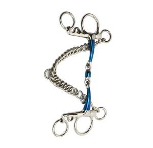Nueva llegada de acero inoxidable media mejilla conducción Snaffle Horse Bit equipo de entrenamiento hecho por TARIQ MFG CO - Product Image 4