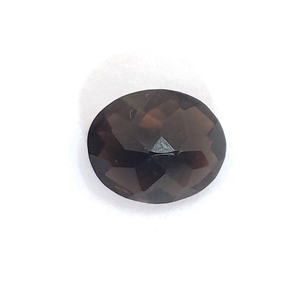 1 Pc de Quartz Fumé Naturel 16x12mm Ovale Damier Coupe 6.6 Cts Iroc Ventes Haute Qualité Smoky Topaze Ovale Gemstone US $4.17 - Product Image 3